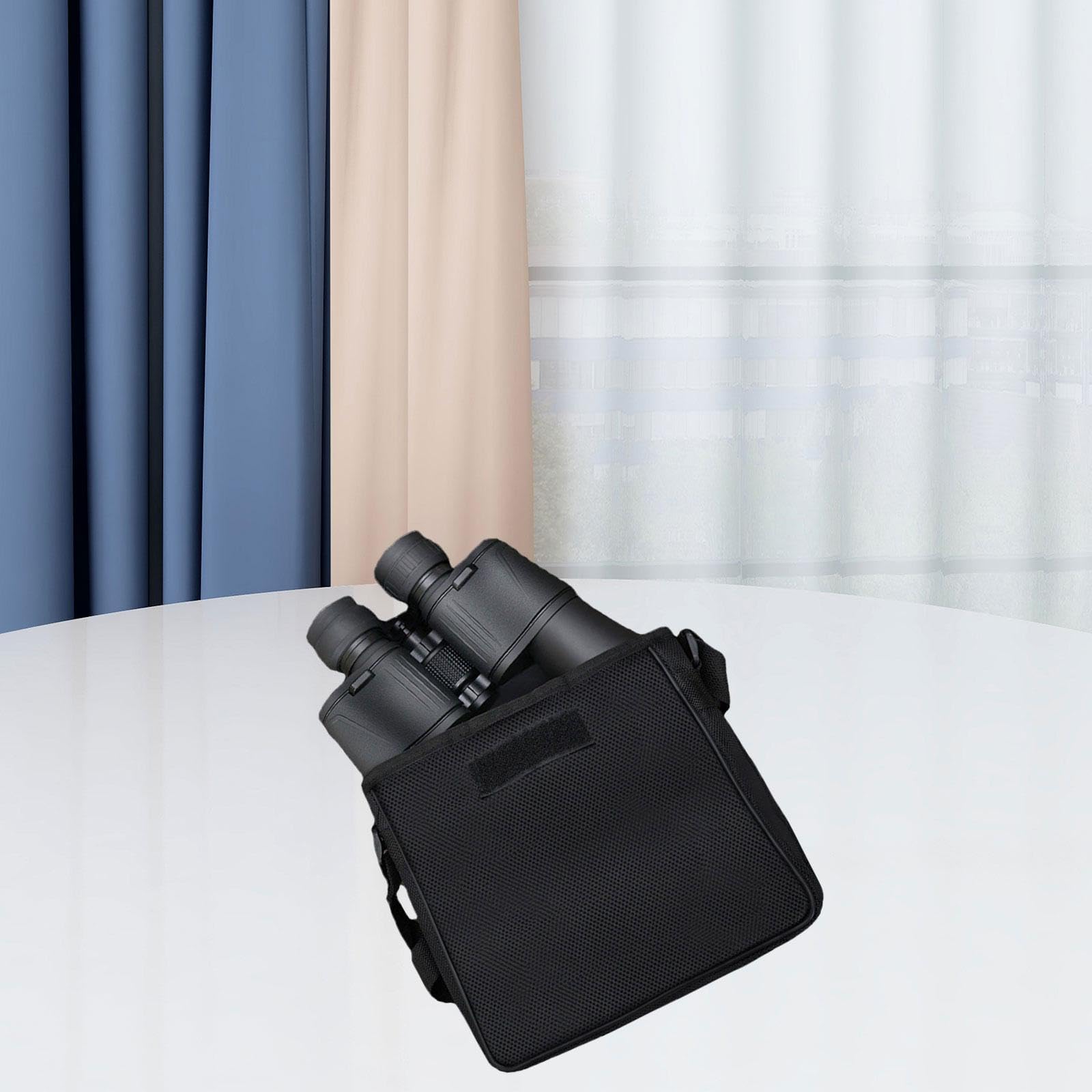 Étui pour Jumelles Noir, Housse de Protection Imperméable en Tissu Oxford Épais pour Randonnée
