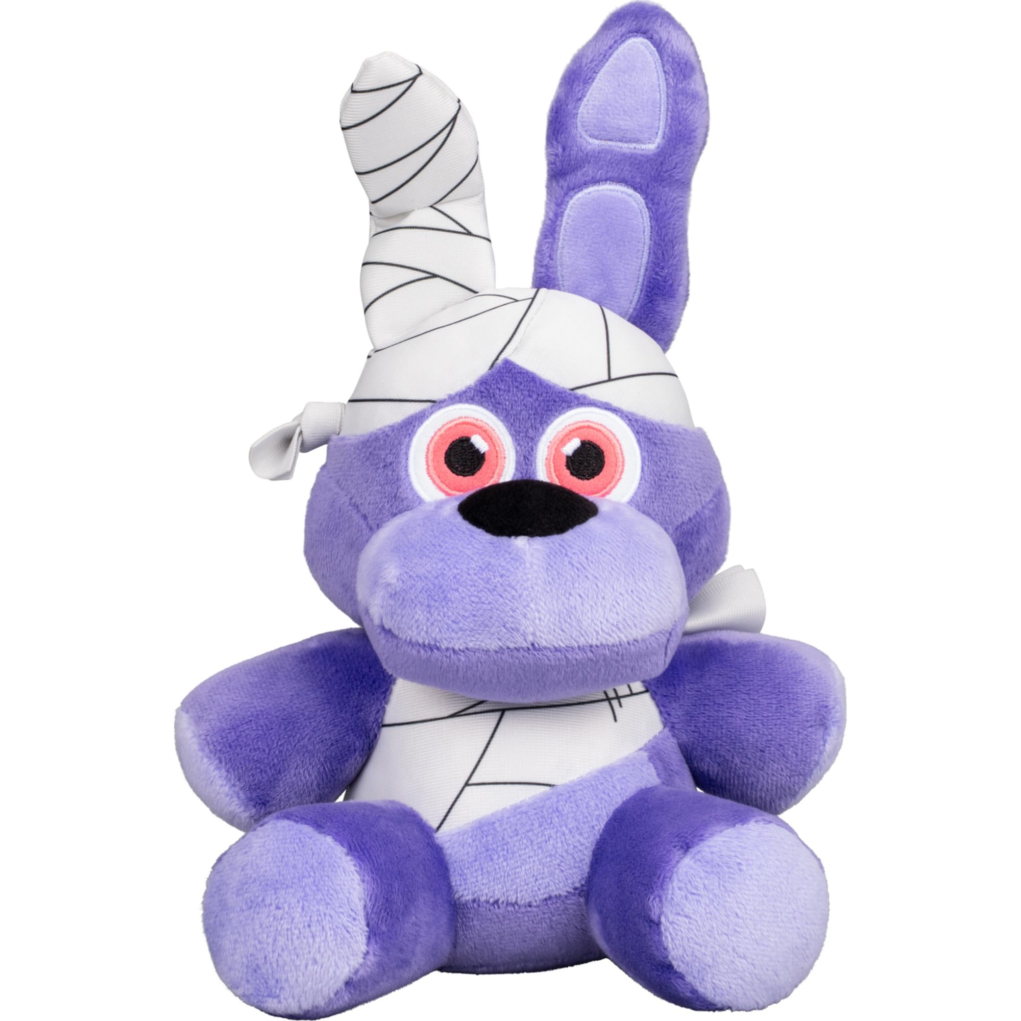 Jazwares Five Nights at Freddy’s Halloween Bonnie Plush - 8-Inch Stuffie with Mummy Costume and Glow-in-The-Dark Eyes
