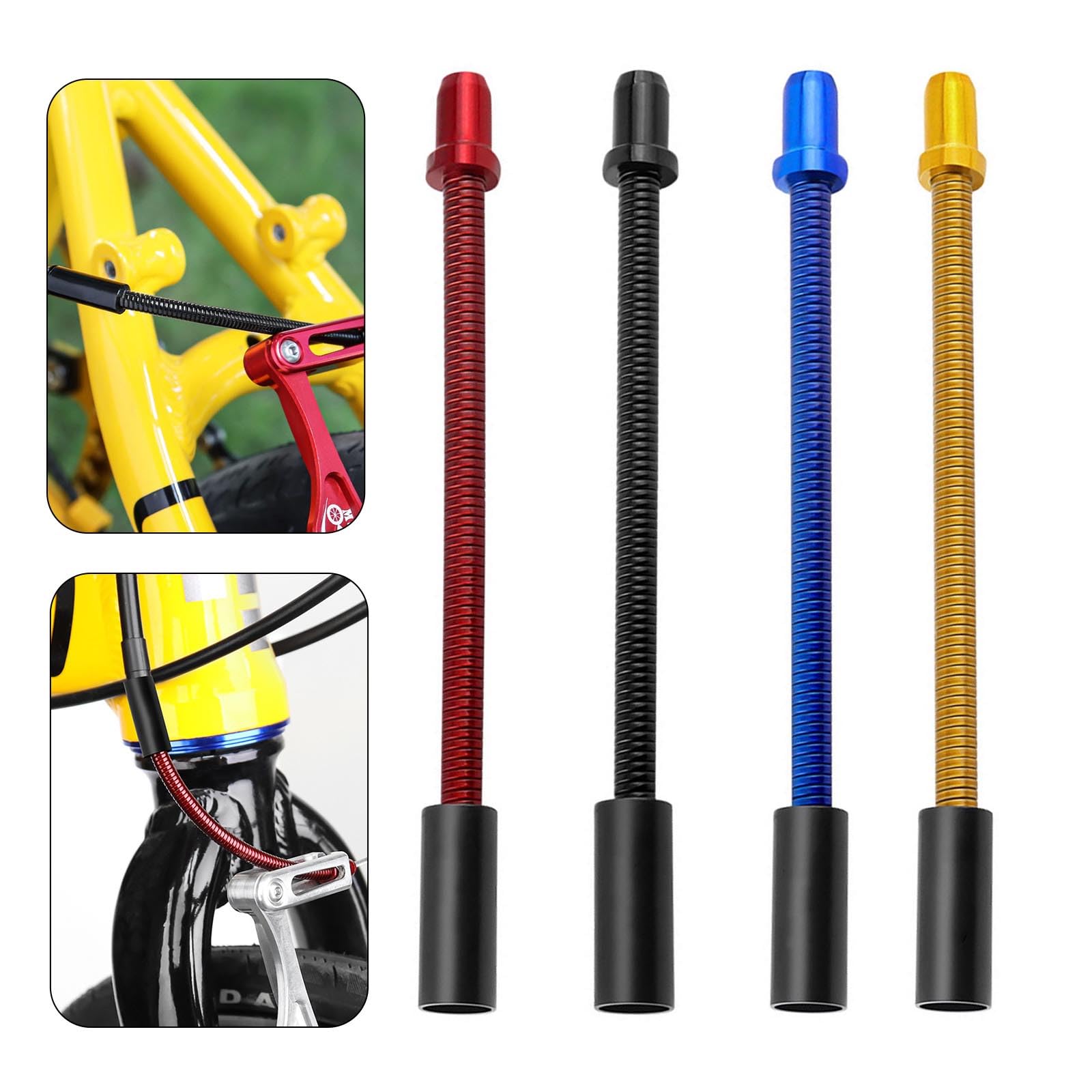 Tube coudé de frein pour vélo de montagne - Pièces de frein de rechange flexibles - Câble de nouilles de frein V