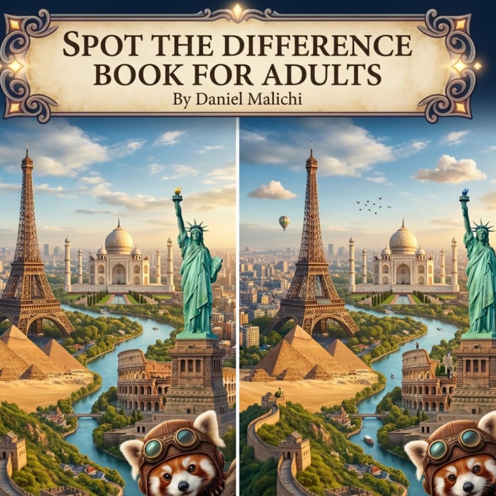 Spot The Difference Book For Adults: Spot the Difference in Breathtaking Scenery — Relax, Recharge, and Enjoy the View (Spot the Difference Vacations)