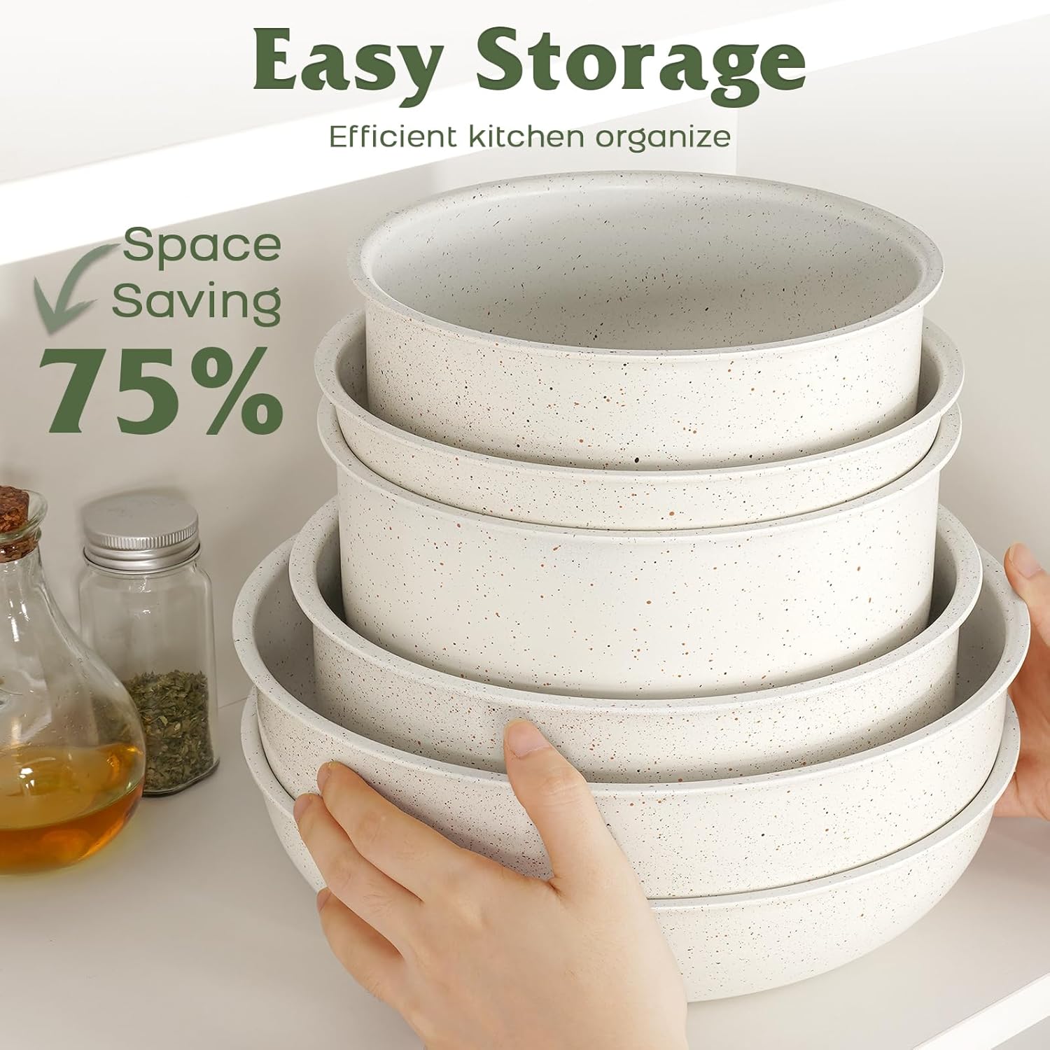 Compact Cookware for Efficient Kitchen Organization