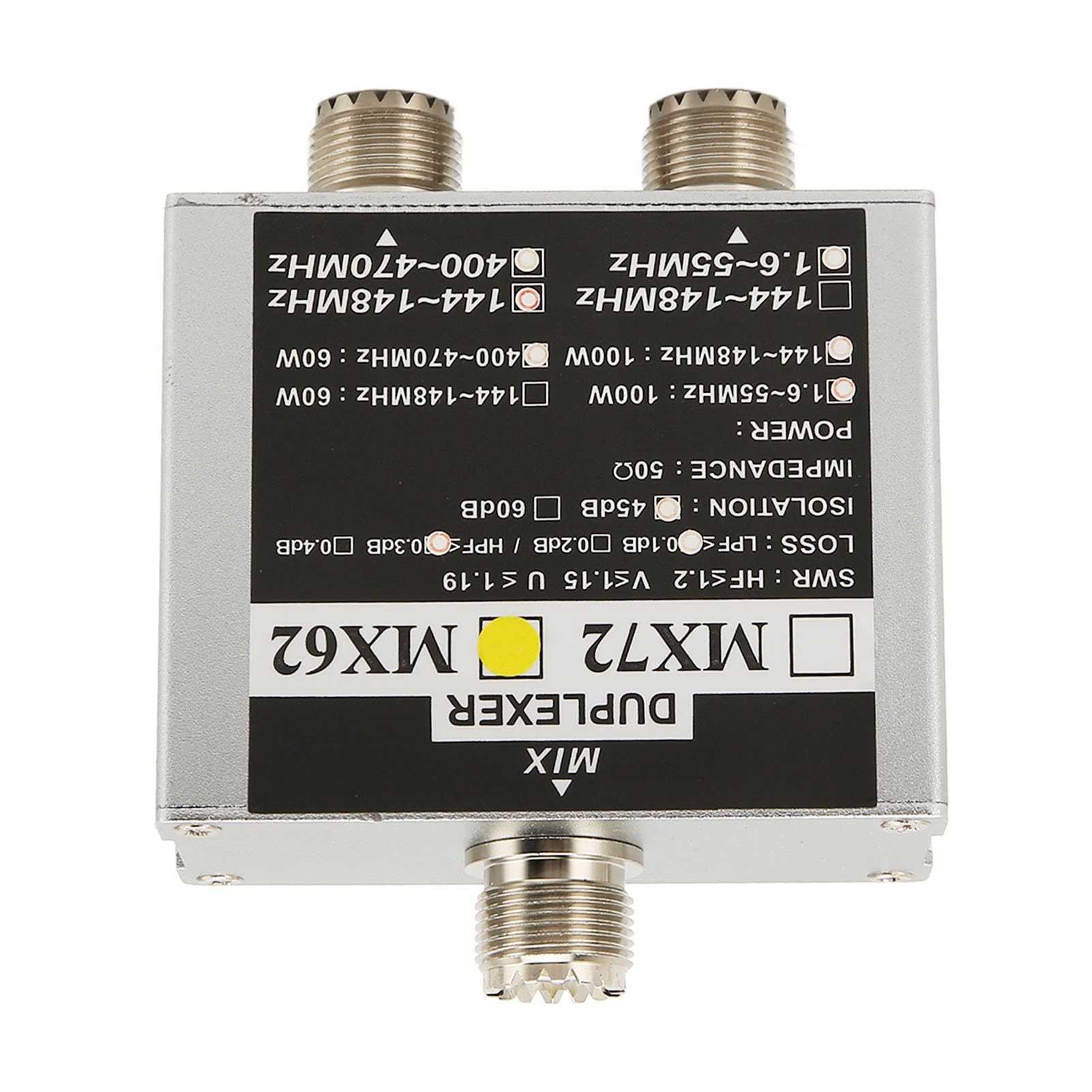 Coassiale Diplexer, Segnale Video Coassiale Blocco Cavo Coassiale Cavo Coassiale Splitter UHF VHF Antenna TV Combinatore 2 Vie Splitter Combinatore