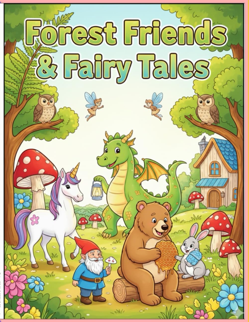 Forest Friends & Fairy Tales: An Enchanted Coloring Adventure