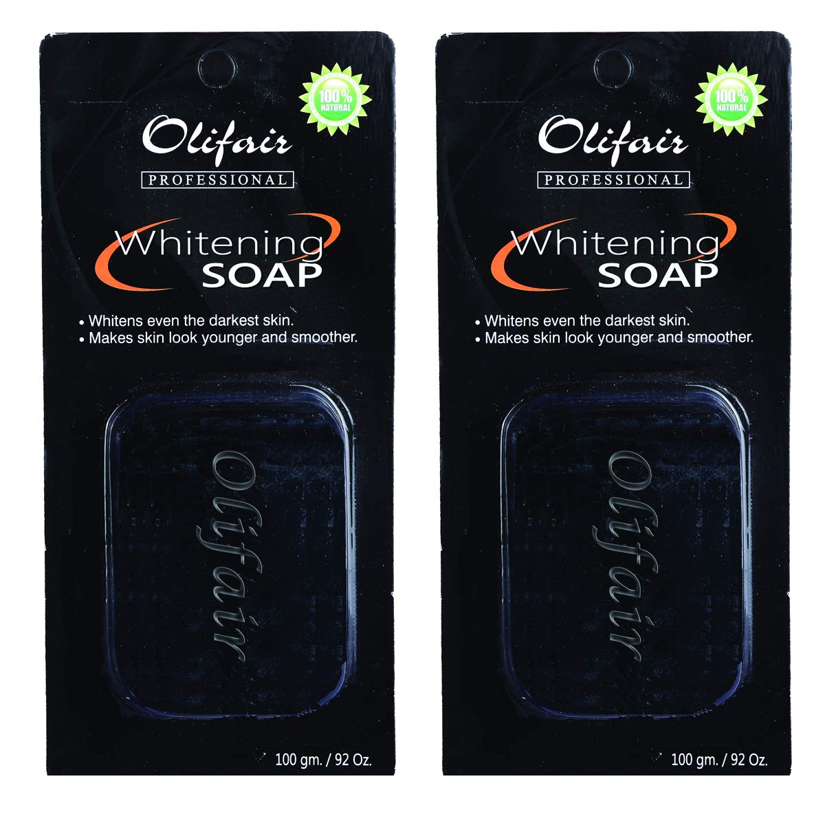 OLIFAIRCharcoal Soap (Pack of 2)