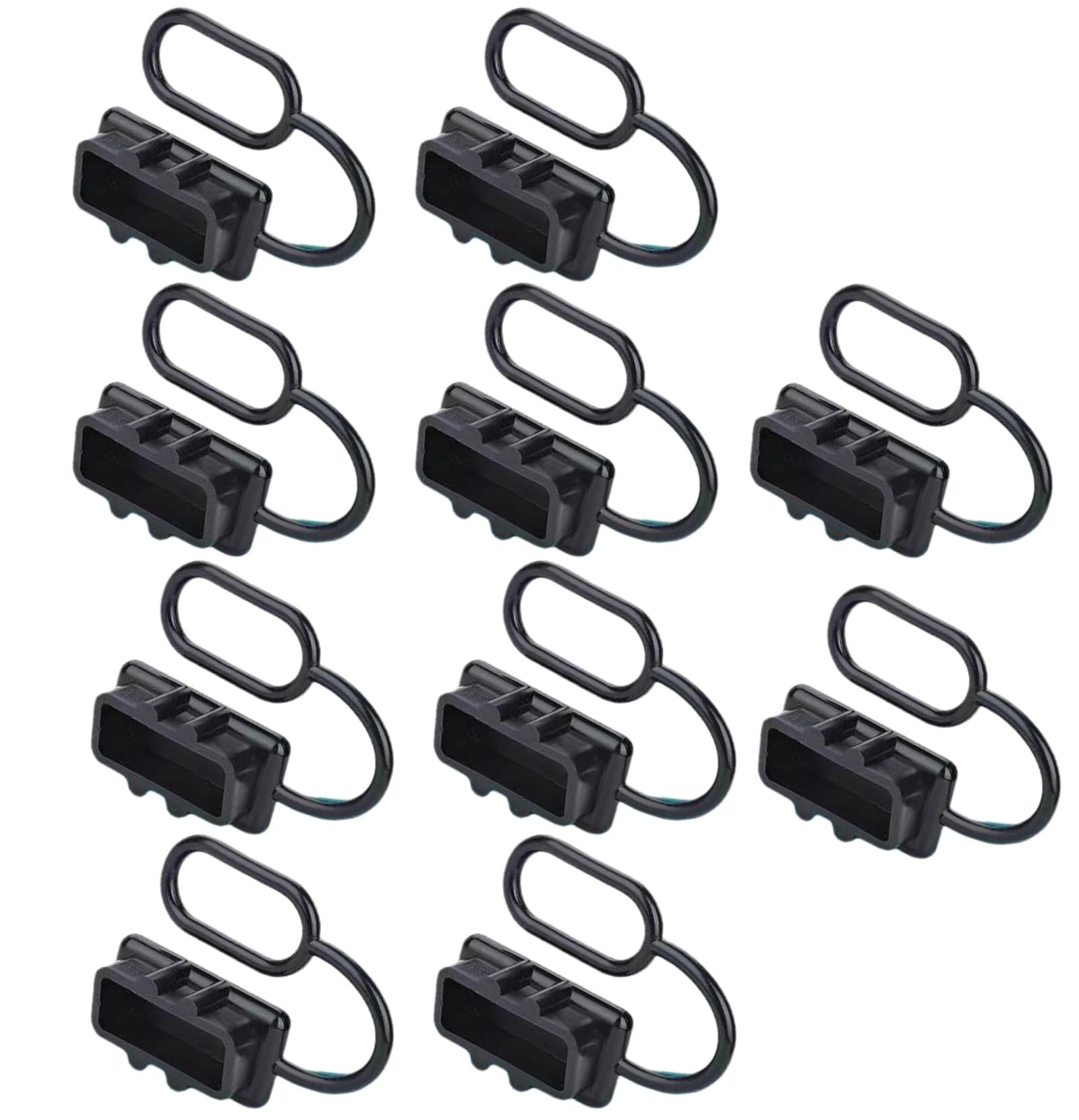 10Pcs 50A Dust Water Resistant Connector Cap, Rubber Battery Quick Connector Dust Cover, Power Connector Dust Soft Cover for 50A Style Power