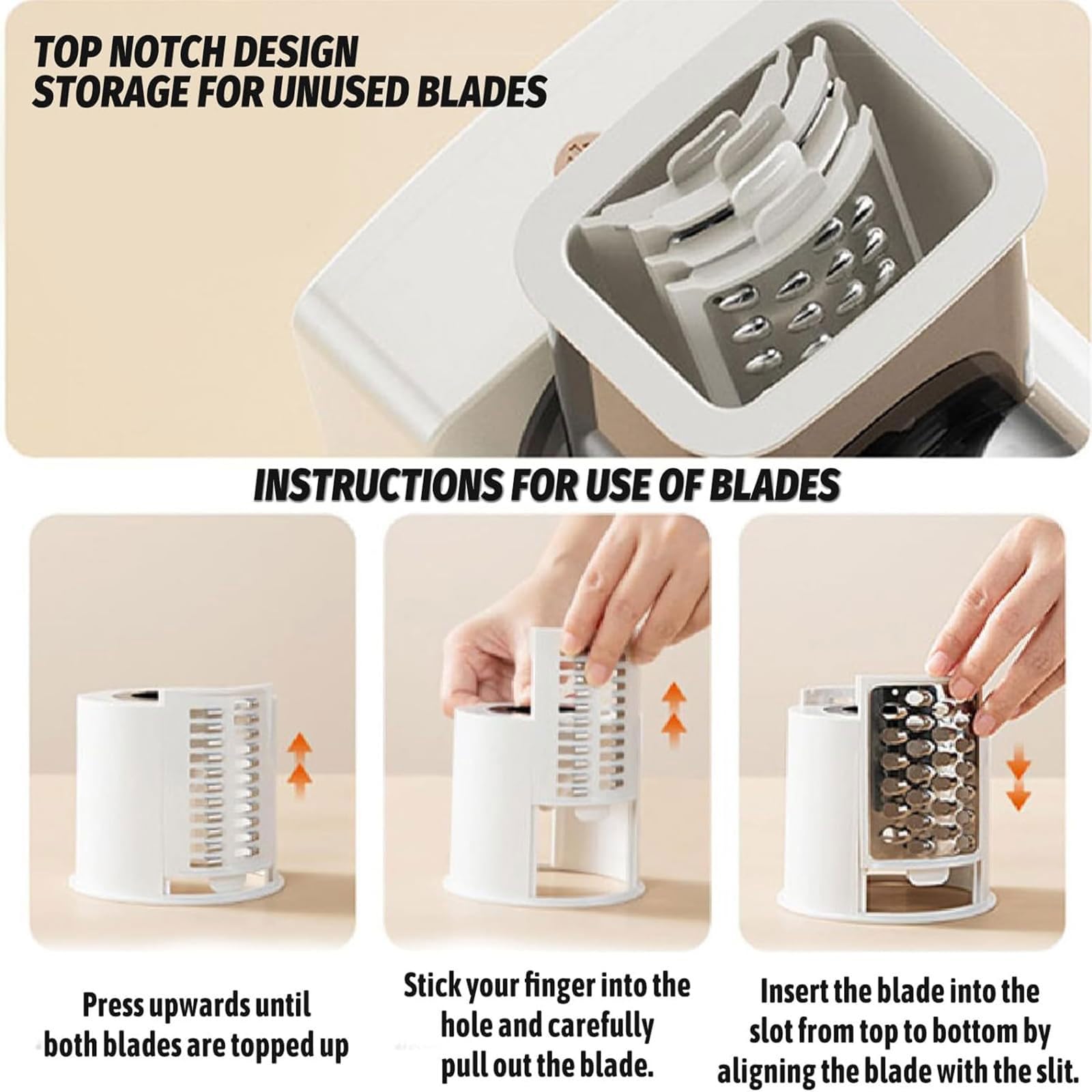 Grattugia elettrica per formaggio 3 in 1 USB di ricarica affettatrice per verdure 3 lame in acciaio inox verde e bianco plastica