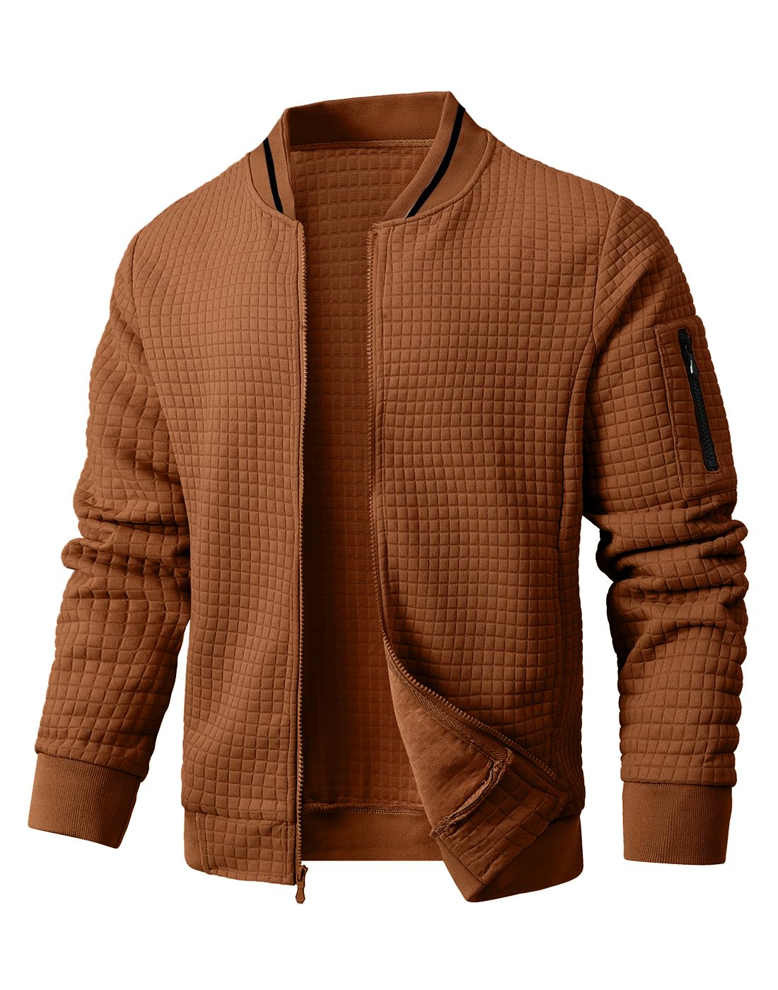 Wizoat Mens Casual Jacket Lightweight Jacket Varsity Coat