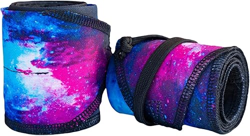 Muñequeras Galaxy para levantamiento de pesas, levantamiento de pesas, crossfit, gimnasia, artes marciales mixtas, entrenamiento de fuerza,