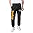 Ultra Game NFL Official Adults Super Soft Game Day Jogger Sweatpants - Unisex, Pittsburgh Steelers, Black, Small