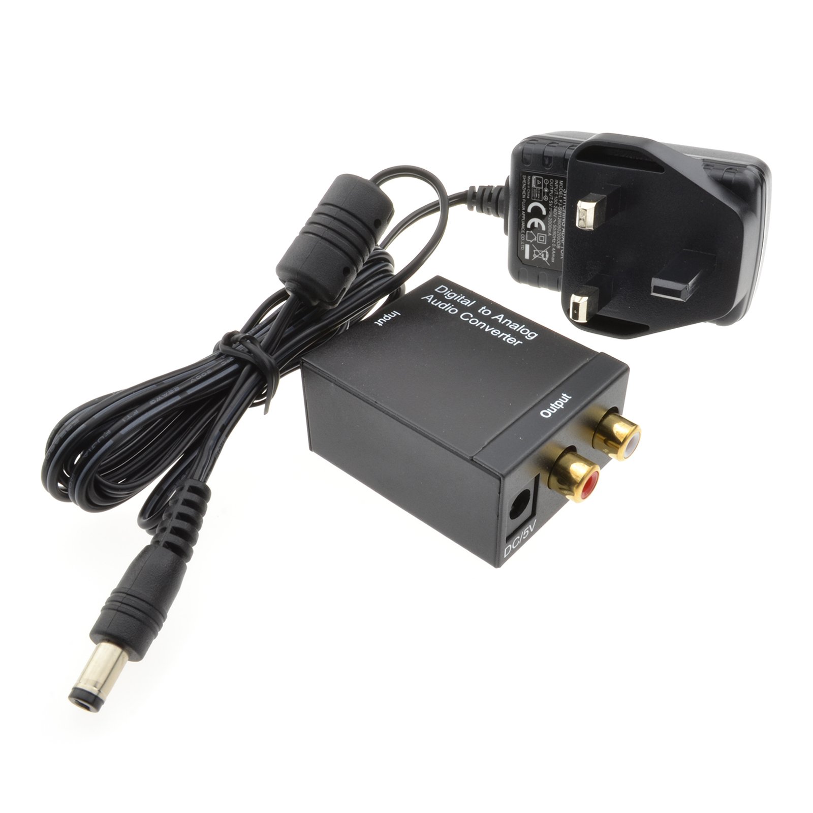 kenable Digital Toslinkkabel Optisches/Koaxialkabel Zum Analogon Cinch Audio Konverter