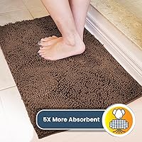 Vista 83 de Muddy Mat Tapete súper absorbente para interiores, de microfibra de secado rápido, antideslizante, para puerta principal, lavable a máquina