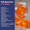 Cardio Omega 3 Fish Oil & Vitamin D3-1000mg, Norwegian Salmon Oil with EPA, DHA, DPA & Astaxanthin, No Fishy Aftertaste, Fatty Acids Supplement - 90 Capsules
