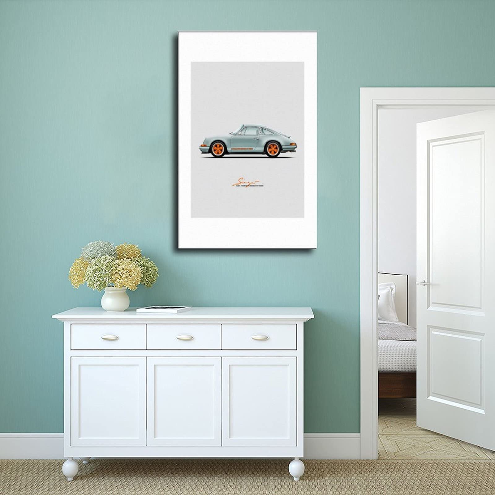 ZXXJ Dubai Porsches 911 Reimagined by Singer Poster Canvas Wall
