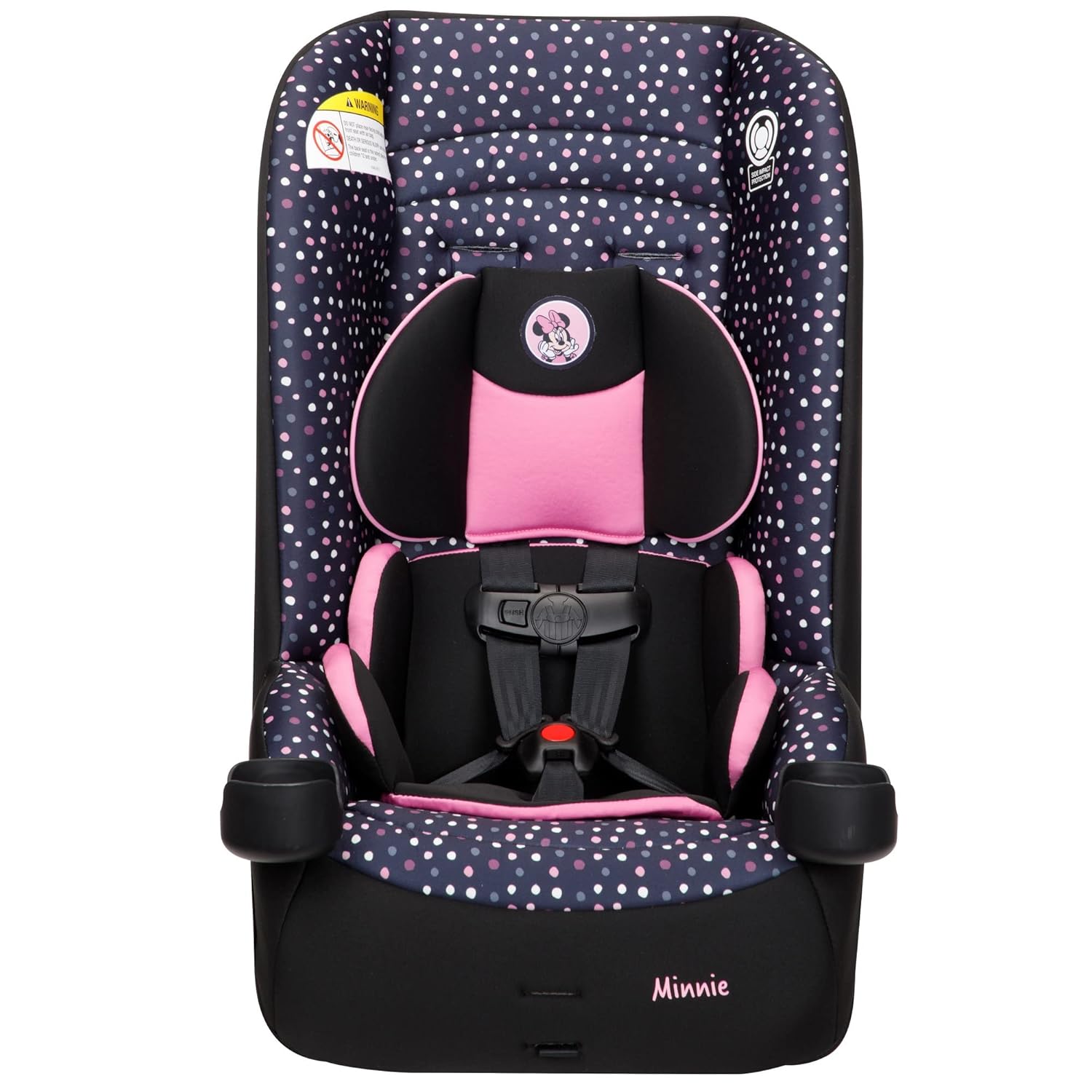 Disney Baby Jive 2 in 1 Convertible Car Seat, an Extra-Comfortable Ride That Lasts for Years: Rear-Facing 5-40 pounds and Forward-Facing 22-65 pounds, Minnie Dot Party - Image 3