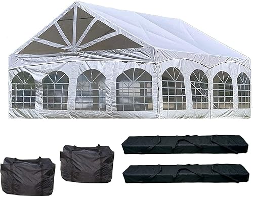 DELTA Tienda de campaña de PVC de 20 x 20 pies, tienda de campaña de boda, tienda de campaña resistente al fuego, carpas para fiestas al aire libre