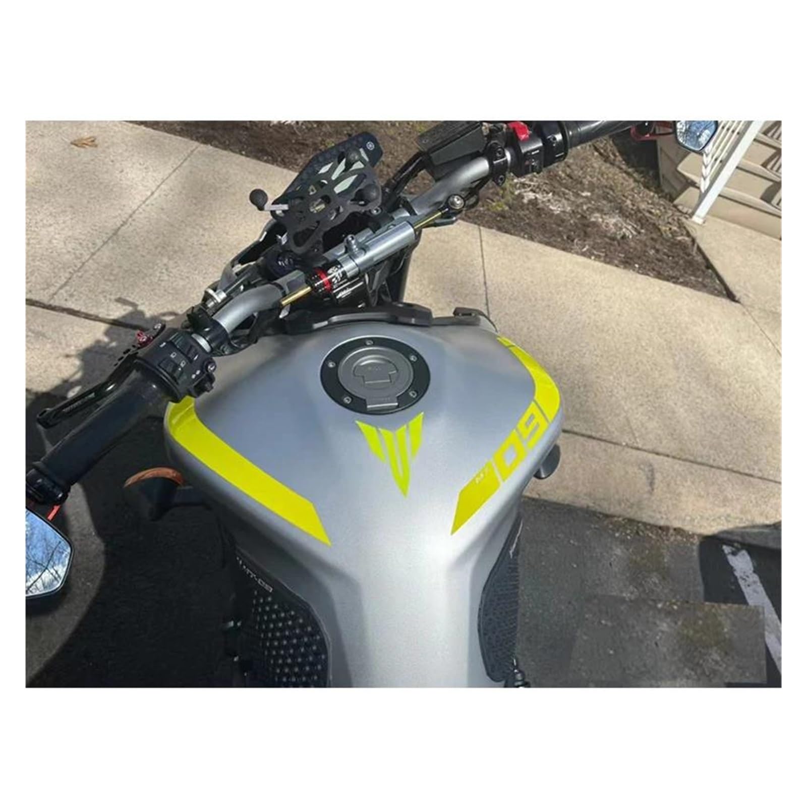 Kraftstofftank-Schutzaufkleber Motorrad-Tankaufkleber Für Yamaha MT-09