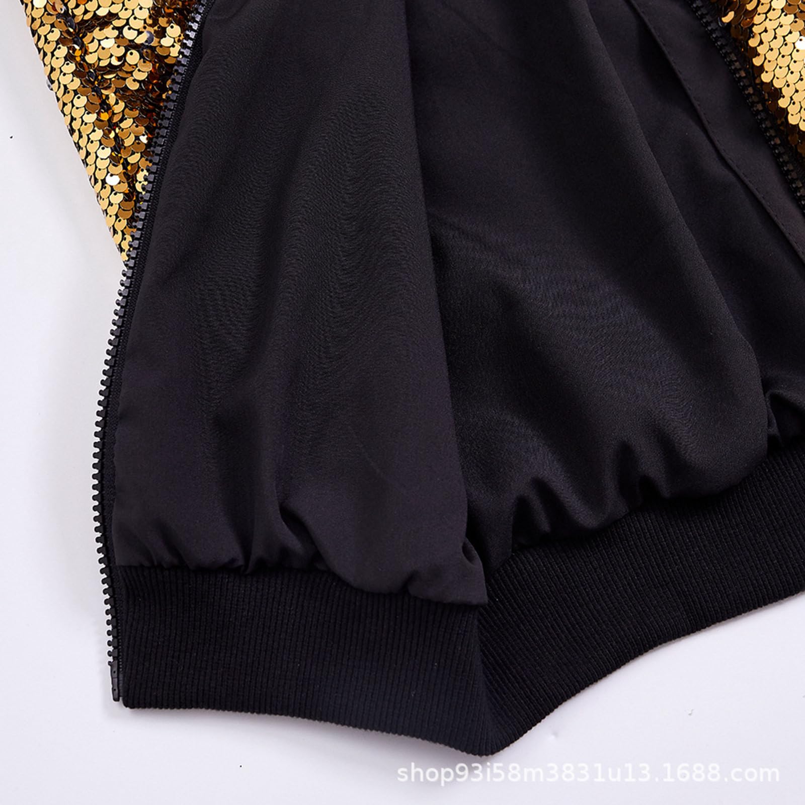 Veste à capuche à paillettes pour homme - Costume de carnaval des années 70 et 80 - Manteau à paillettes avec fermeture éclair - Veste chaude hip-hop - Veste d'hiver confortable pour