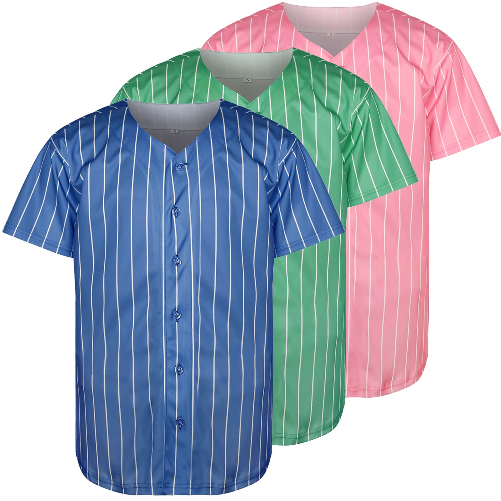 Phoneutrix Blank Plain Hip Hop Hipster Baseball Jersey Button Down Shirts Sports Uniforms Men Women Jersey