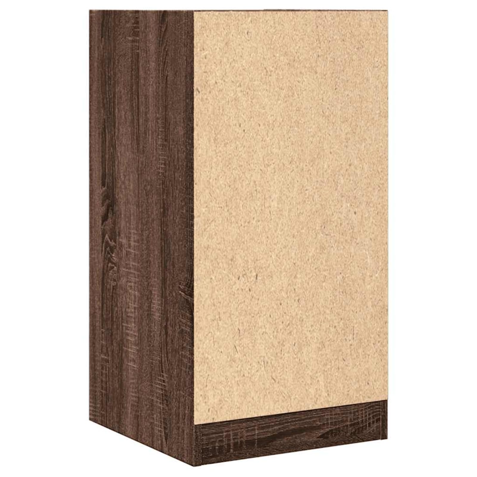 Armadietto da farmacista con 2 cassetti, in legno, effetto rovere, 40 x 41 x 77,5 cm, salvaspazio, per bagno, ufficio, casa