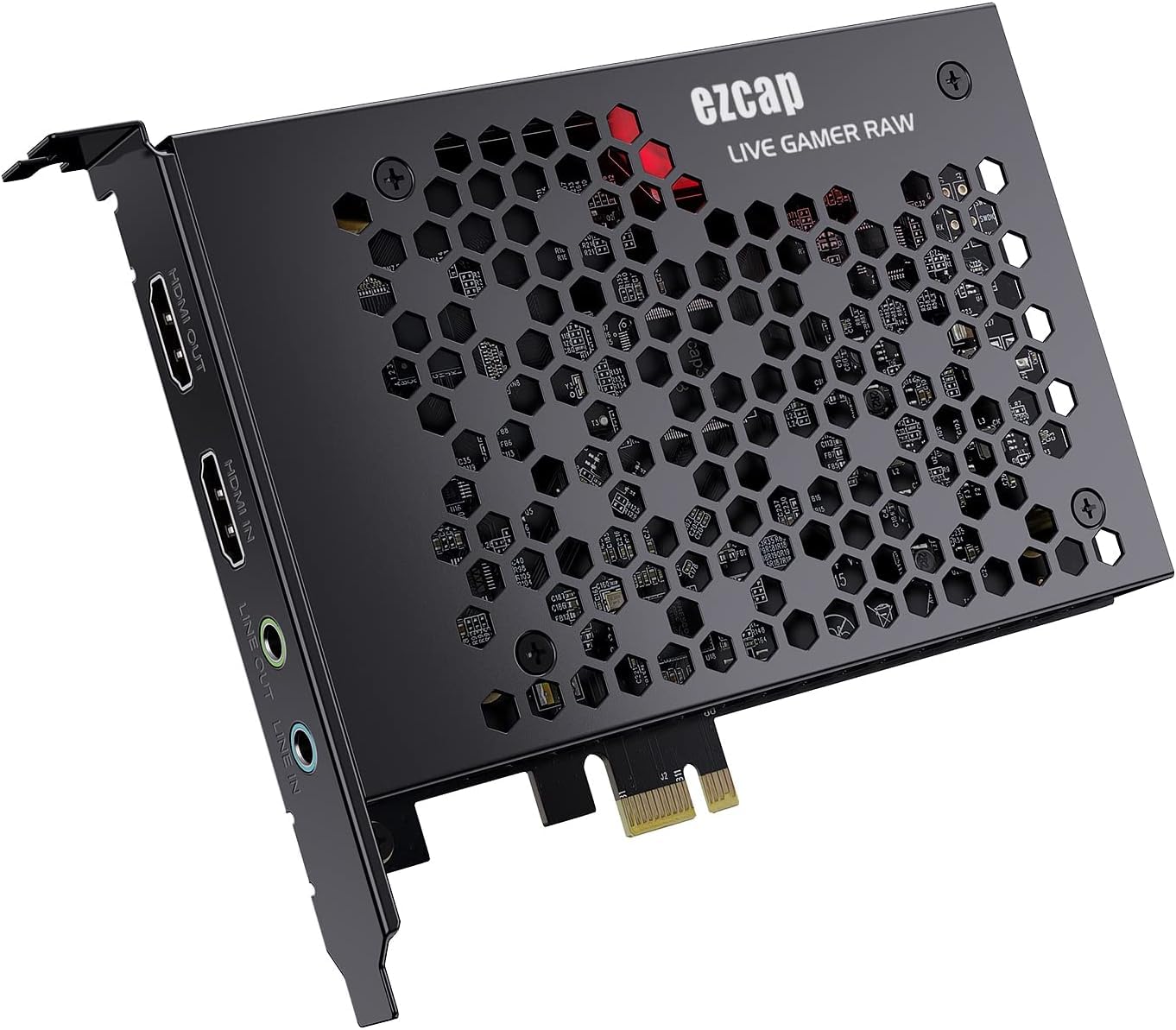 ezcap 4k hdmi internal pci-e video capture card for live streaming, pc gaming, and sound mixing - compatible with windows, mac, ps4, xbox, and switch