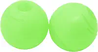Chew King Bola de busca brilhante, brinquedos de bola para cães, 6,35 cm, pacote com 2 bolas