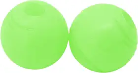 Chew King Bola de busca brilhante, brinquedos de bola para cães, 6,35 cm, pacote com 2 bolas