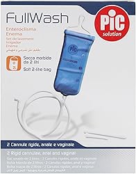 CHICCO FullWash Enteroclismo Kit para Irrigación Intestinal y Vaginal - Bolsa de 2 litros, Azulón Y Blanco