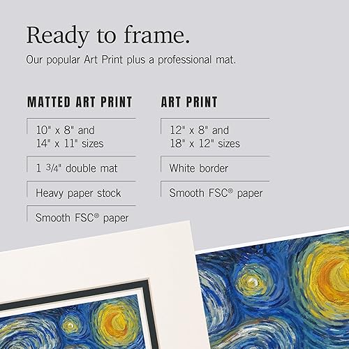 Miniatura 6 de Lantern Press 8x10 Inch Matted Art Print Wall Decor, Bigfoot, Starry Night