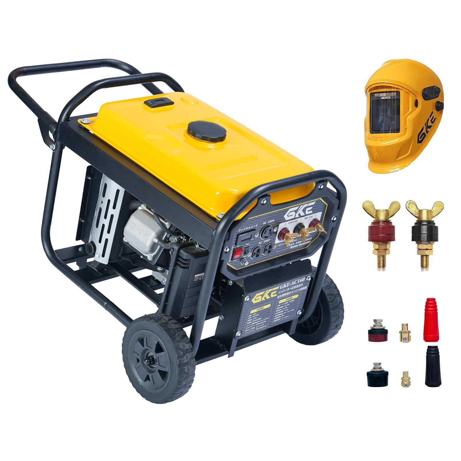 GKE純正 発電機兼用溶接機 ガソリンエンジン溶接機 最大出力1.0kVA DC GKE純正 発電機兼用溶接機(ガソリンエンジン) エンジン溶接機