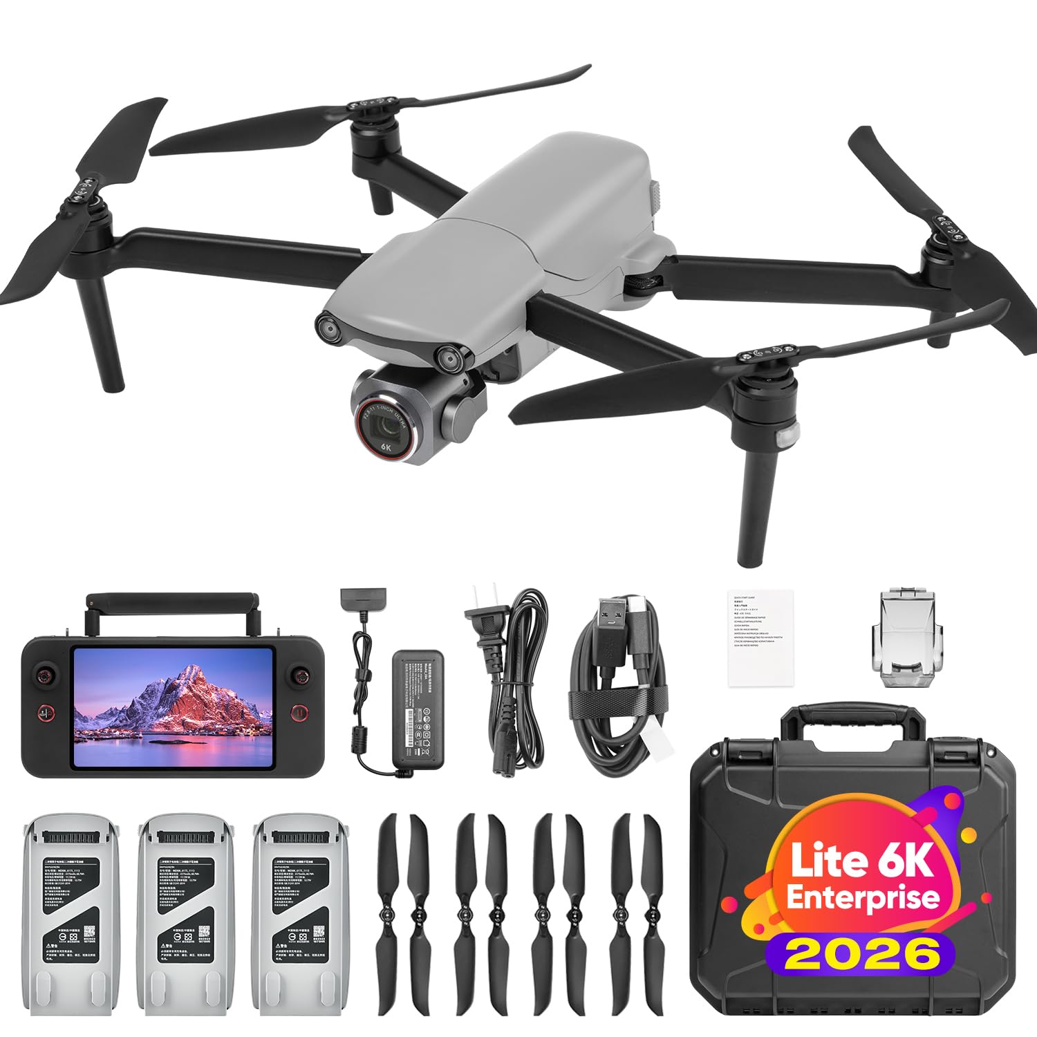 Autel Robotics EVO Lite 6K Enterprise Plus Combo, AI Target Recognition | 1'' CMOS 6K Vis…