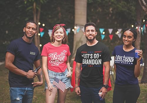 Miniatura 5 de Fix America Again Trump 2024 Camiseta patriótica de manga corta para hombre con gráfico político