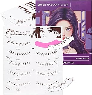 50 calcomanías de pestañas inferiores, imperm...