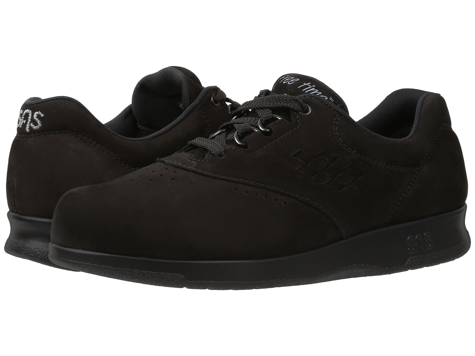SAS Free Time Comfort Walking Shoe Charcoal 4 M (M) (B) view 4