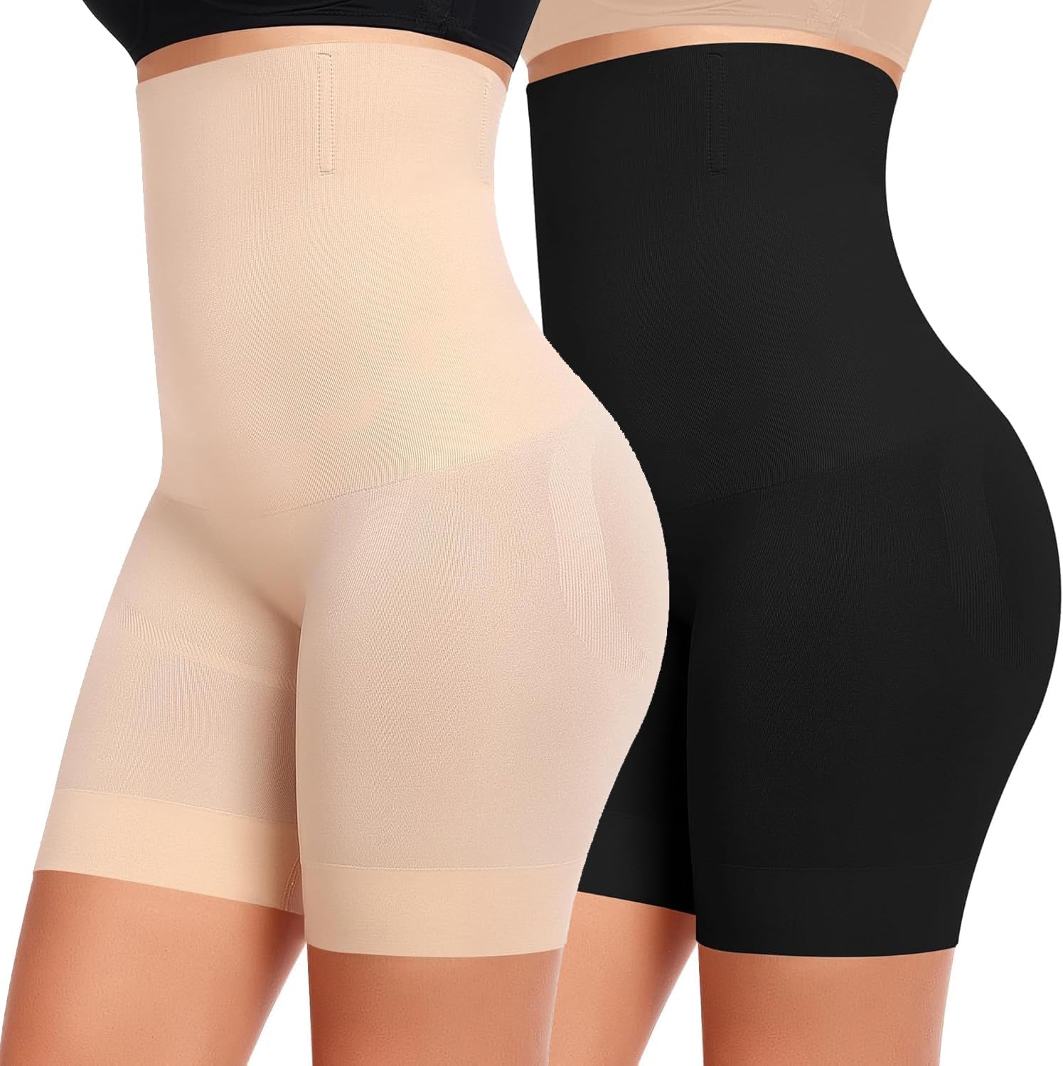 HSR Shapewear Shorts Tummy Control Shapewear Invisible Shaping Shorts High Waisted Body Shaper