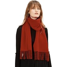 100% Merino Wool Scarf, Cashmere Feel Shawl Unisex