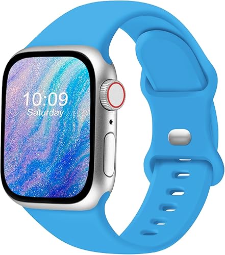 Miniatura 7 de Crefort Compatible con correas de Apple Watch de 1.496in, 1.575in, 1.614in, 1.654in, 1.732in, 1.772in, correa de repuesto deportiva de silicona