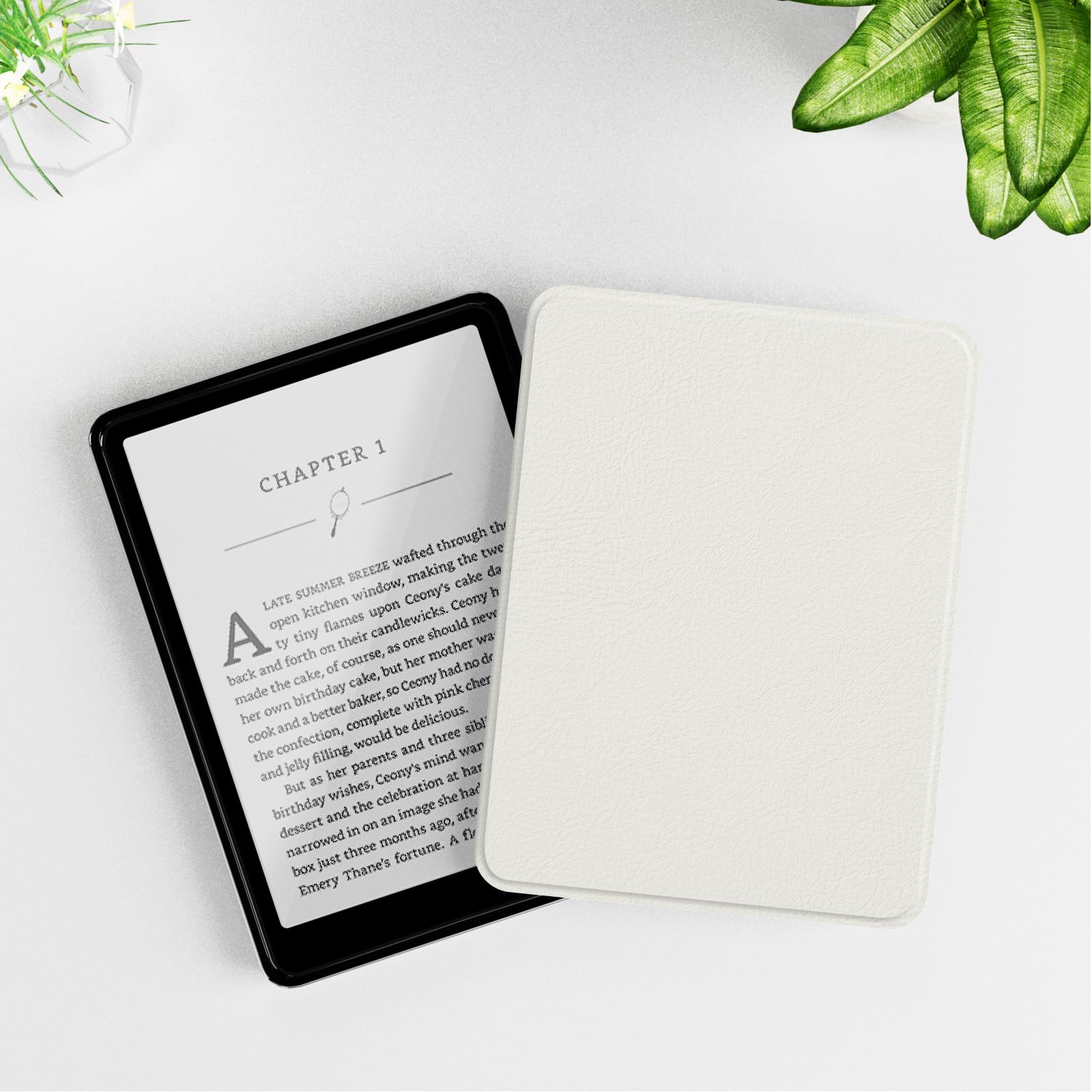 MOROCK Custodia per Kindle Paperwhite da 7" (12a generazione-2024), adatta per Kindle Colorsoft Paperwhite Signature Edition, custodia leggera in pelle PU di alta qualità con accensione e spegnimento