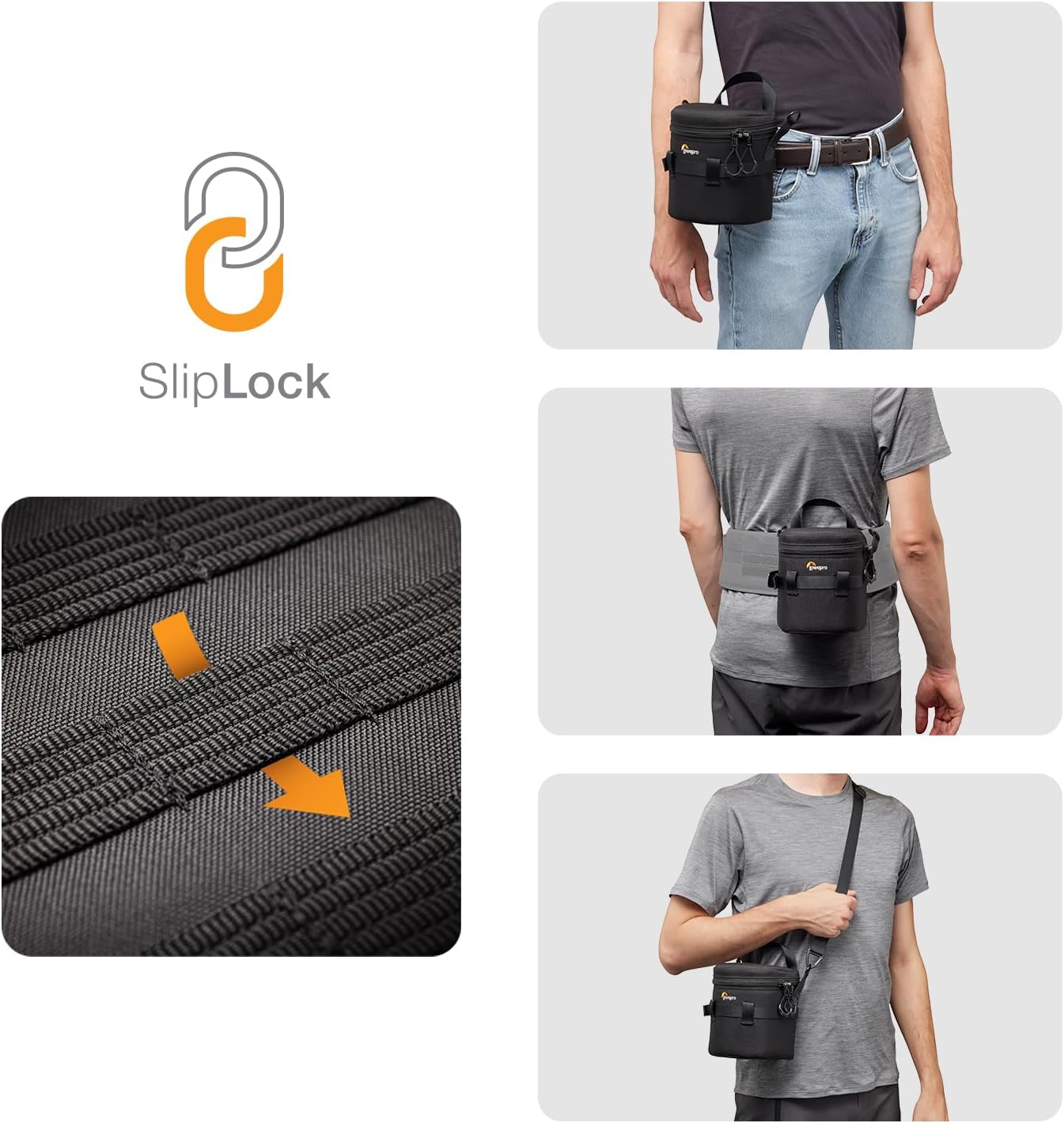 Lowepro ProTactic LCS 11 x 15 III Camera Lens Case, Camera Lens Pouch Bag, fits 12-24mm F/2.8, for DSLR and Mirrorless Cameras, Vol-1.5L Dim:5.91x4.33x4.33in, Camera Bag, for Photographer/Videographer