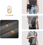 Lowepro ProTactic LCS 11 x 15 III Sac de poche pour objectif caméra - Boîtier de verre rembourré noir, haut de gamme, SlipLock™ Compatible, convient aux objectifs jusqu'à 11cm Diamètre & 15cm Longueur, pour Photographe/Videographe