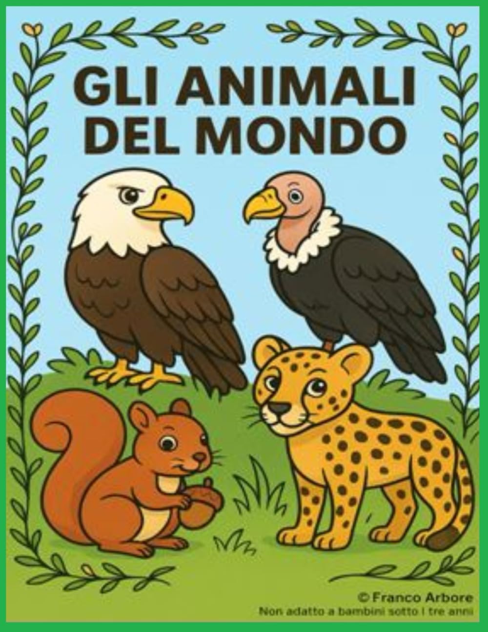 Gli Animali del Mondo: Album da Colorare per bambini