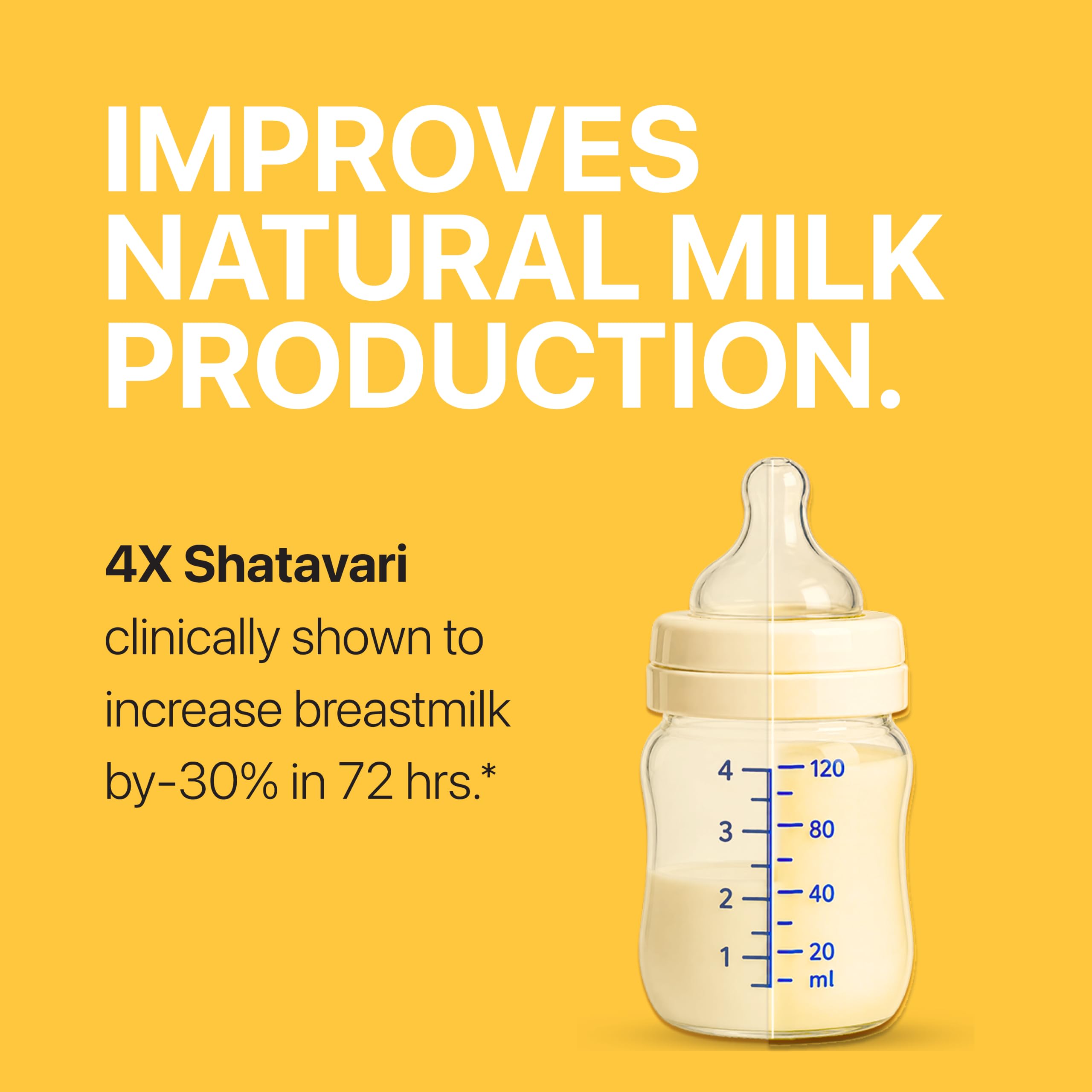 LactoGold™ Lactation Granules | Not Just More But Better BreastMilk | 4X Shatavari, Moringa, Curcumin & Piperine | 300g | — Amazon image 4