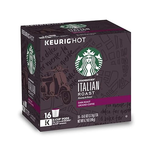 Miniatura 4 de Keurig K-Cup Pod Starbucks - Café tostado italiano, paquete de 16 unidades.
