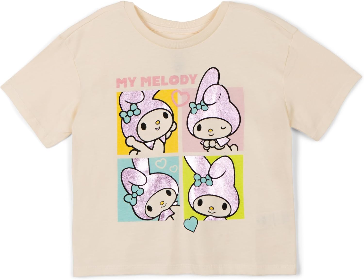 Hello Kitty Girls 3 Pack T-Shirts Toddler to Big Kid Sizes (2T - 14-16)