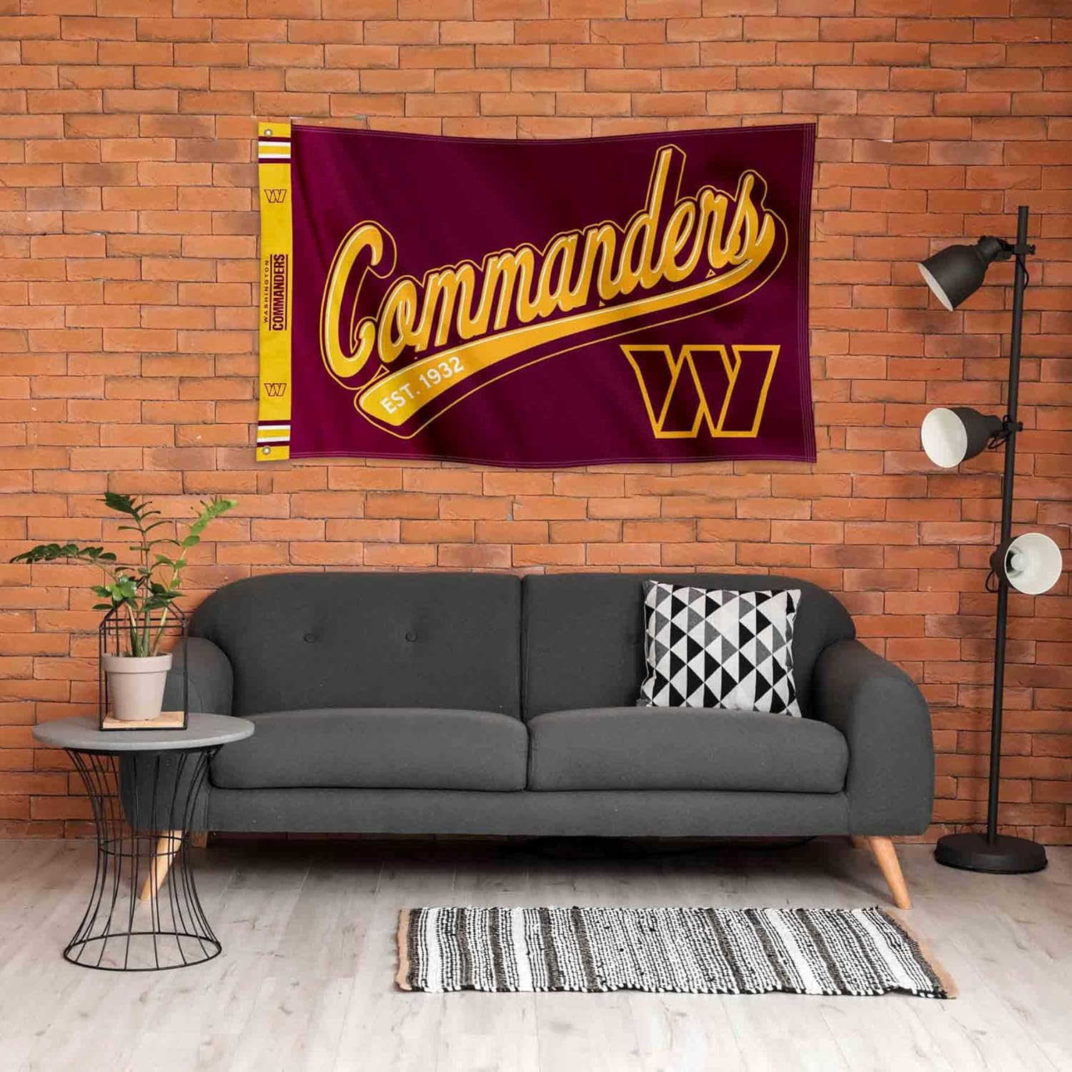Washington Commanders Script Logo Premium Flag - Image 4