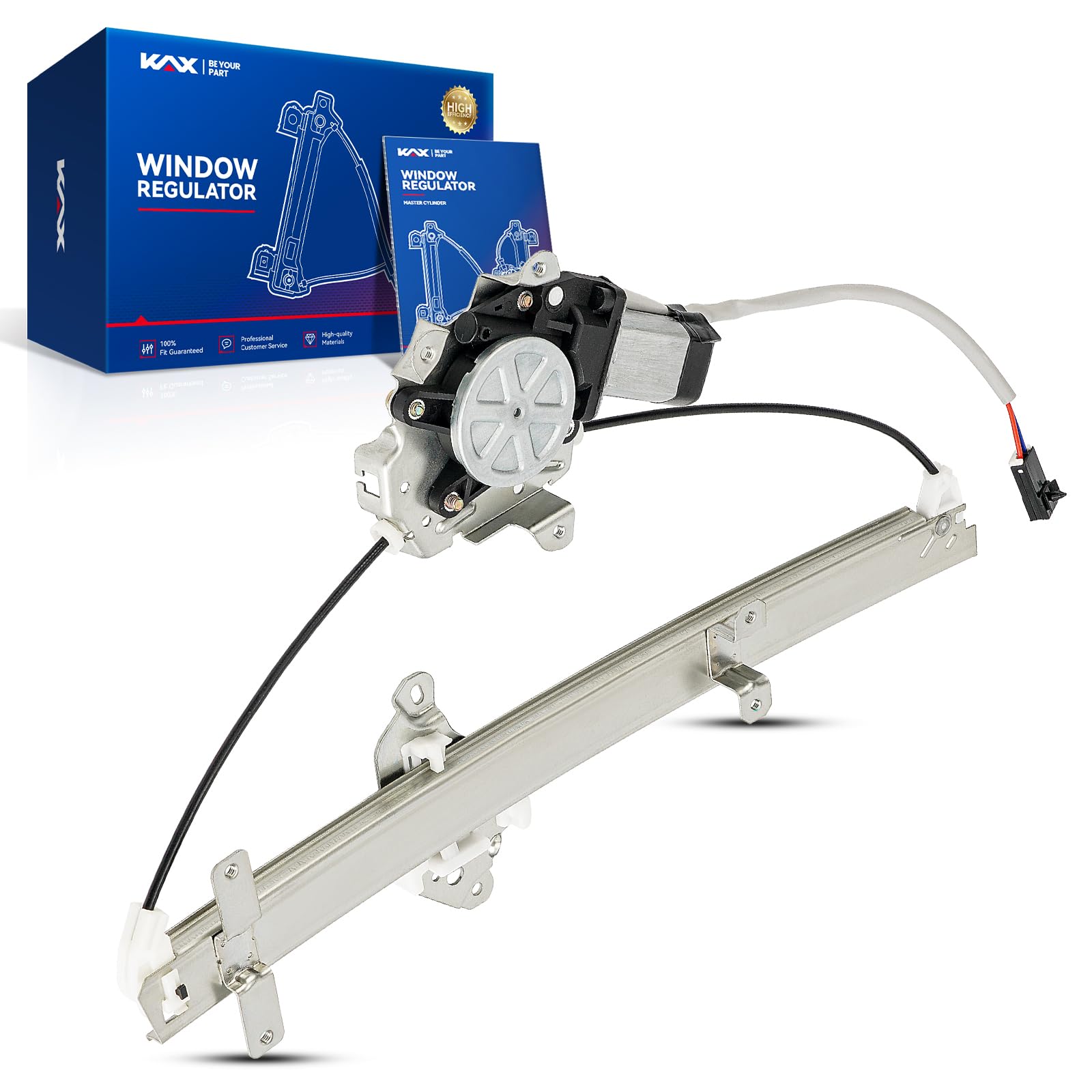 KAX Front Right Power Window Regulator w/Motor Fit for Frontier 1998-2004