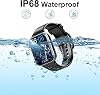 Smart Watch for Men Women, 1.69 HD Touch Screen Answer/Make Calls, Fitness Watch with 25 Sports Modes, Smartwatch Heart Rate/Sleep Monitor/Pedometer, IP68 Waterproof Fitness Tracker for iOS Android.