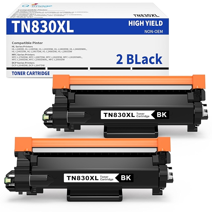 TN830XL高产量替代硒鼓 适用于兄弟DCP-L2640DW等打印机