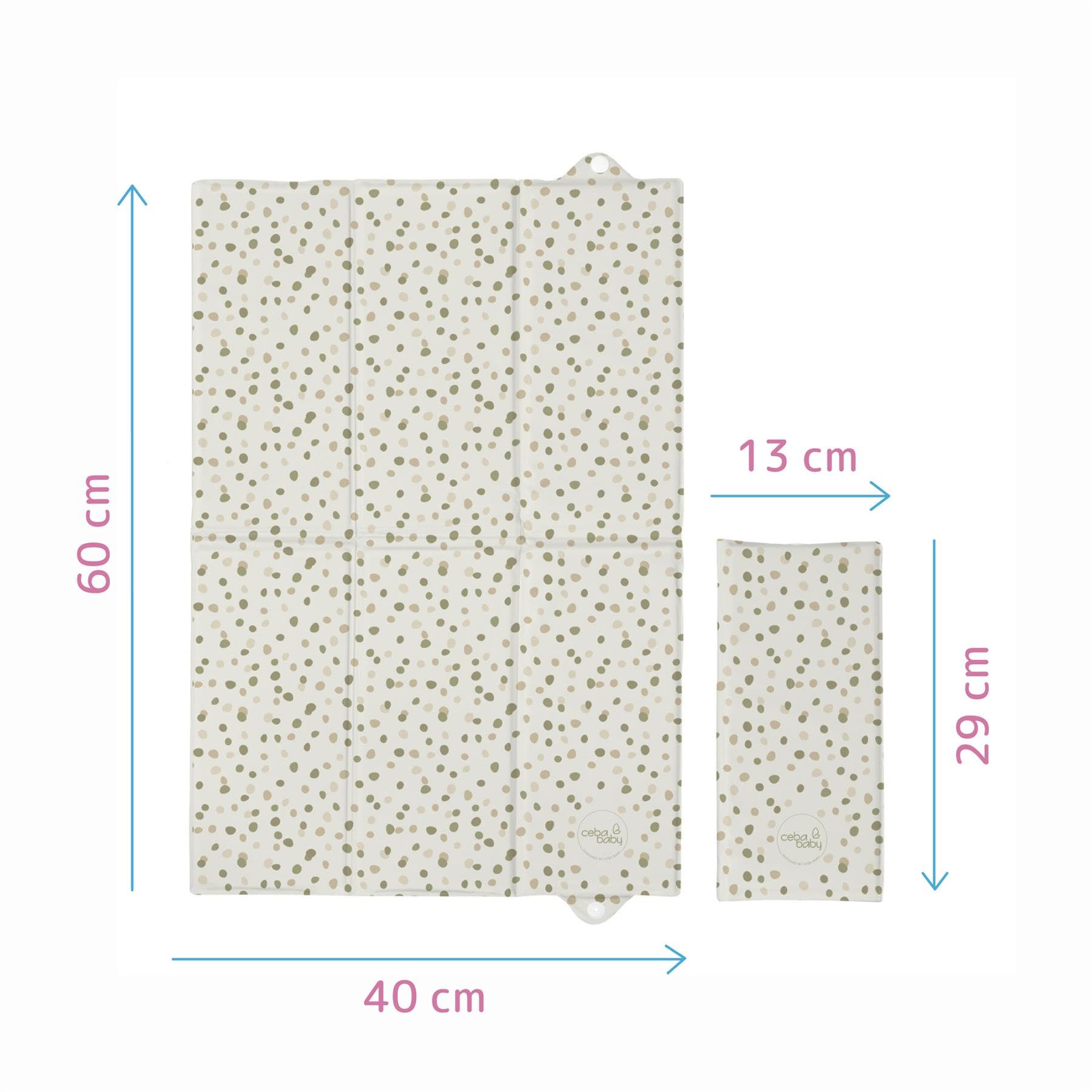 Portable Foldable Baby Travel Changing Mat, Spots - Image 3