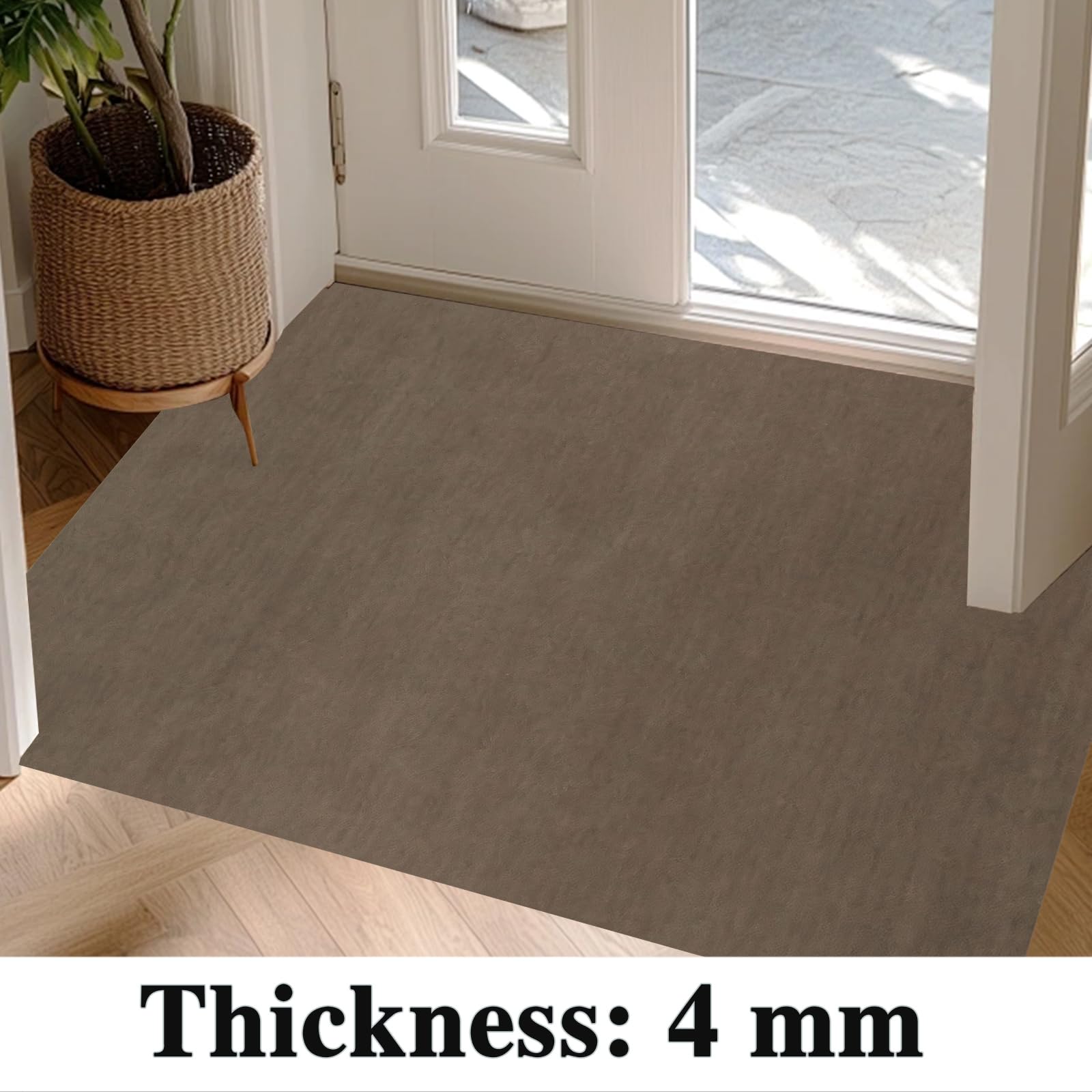 Tapis Protection Sol Chaise Bureau Gaming Tissu 180 x 200 cm pour Plancher de Bois, Tapis de Protection en carrelage