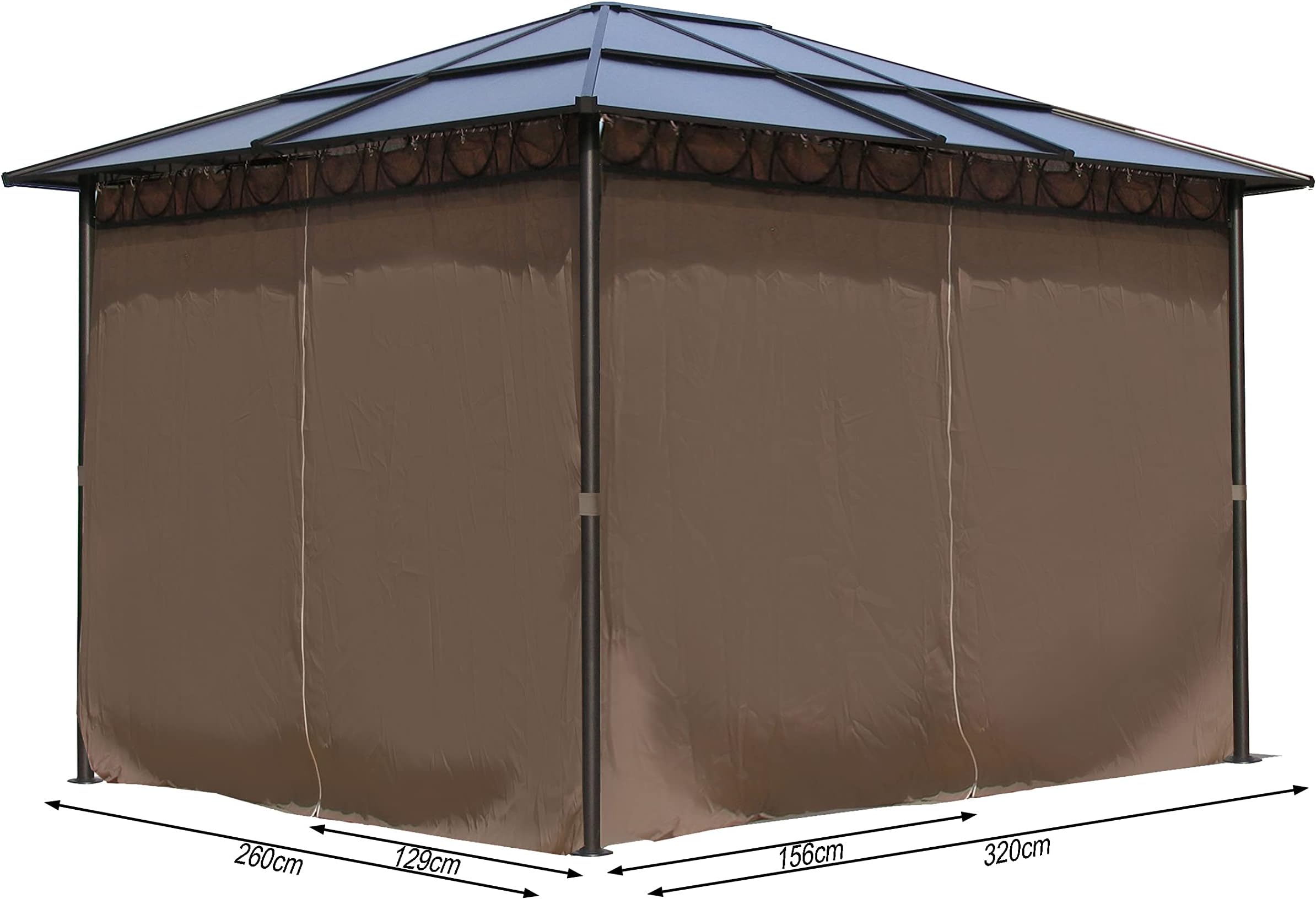 Seitenteile Pavillon 3x3 Mit Osen